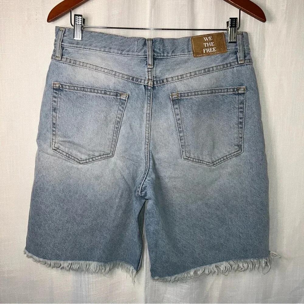 Free People We The Free 90's Short Mid Rise Jean Shorts - Picture 4 of 6